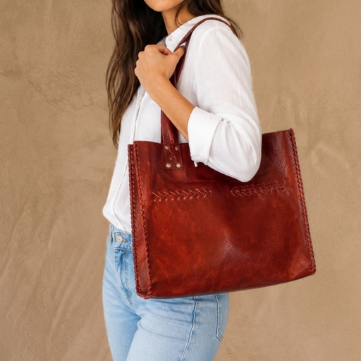 [R-1010TOTECHE] CARTERA TOTE MELINKA CHERRY