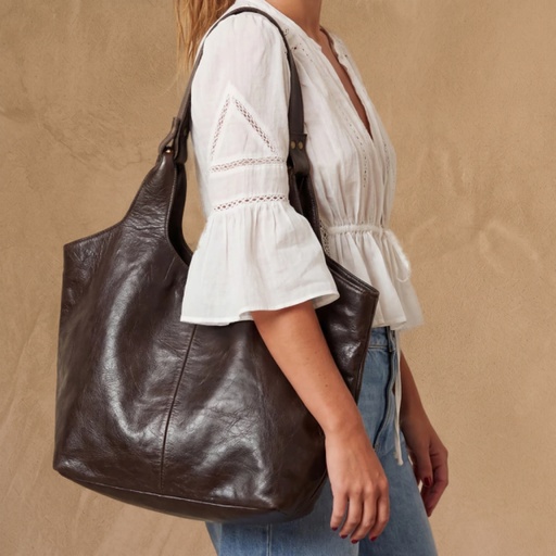 [CUE-1230CAFE] CARTERA MERYL CAFÉ
