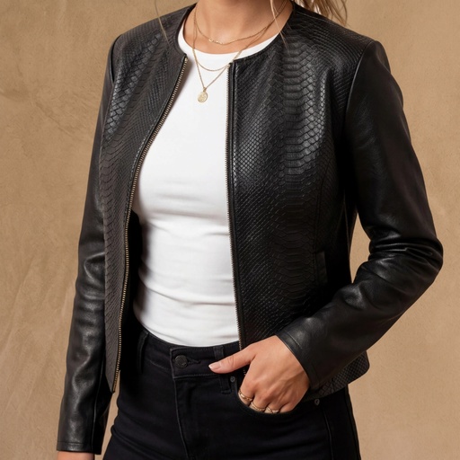 [CUE-7010NEG] CAMPERA ELENA NEGRO
